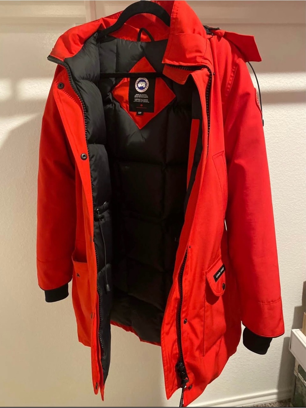 Canada Goose Red Parka Jacket